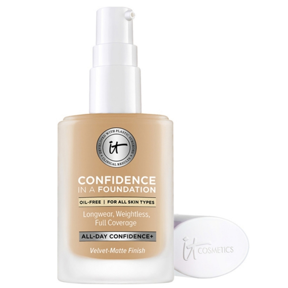 It Cosmetics Confidence in a Foundation Velvet Matte Finish 325 Tan Ginger